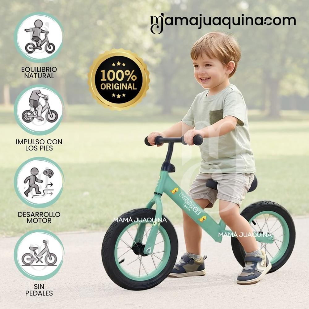 Bicicleta De Equilibrio CHICKY BALANCE Edición Exclusiva  Verde botella
