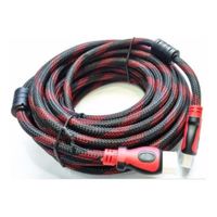 Cable Hdmi-hdmi Enmallado 20 Metros 1.4v 1080p Full Hd