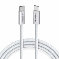 Cable USB-C Anker 60W PD Series 3 A8060H22 Trenzado Premium Tipo C 1m Blanco
