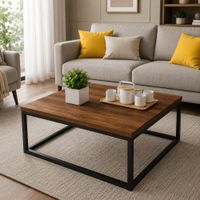 Mesa de Centro Industrial Holea Ventitas Home Gales