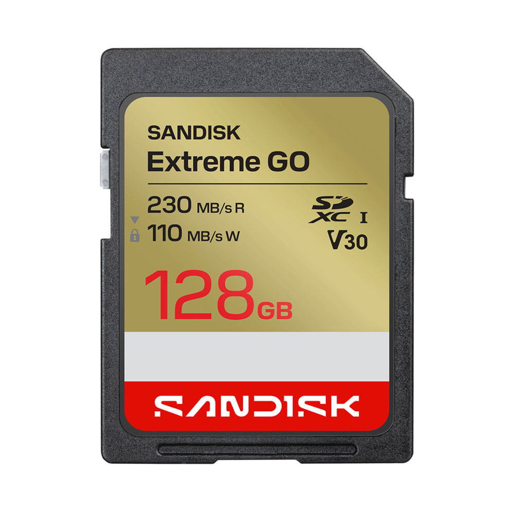 Memoria SD Sandisk 128GB Extreme GO - R230mb - W110mb
