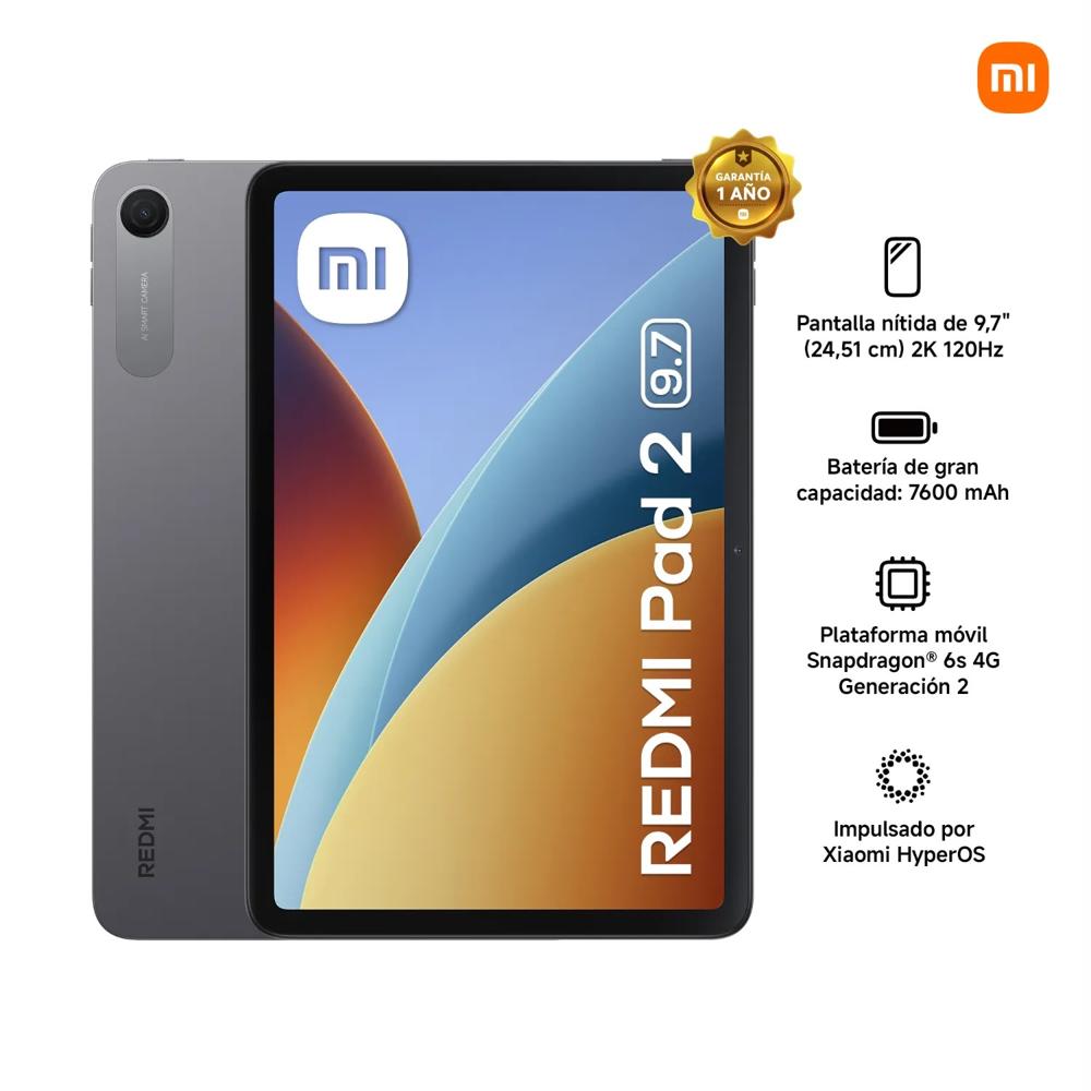 Tablet Xiaomi Redmi Pad 2 4gb 128gb Gris 9.7