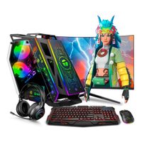COMPUTADORA PC GAMER HAKU RYZEN 7 5700G 16GB 500GB 24 CURVO MI PC LISTA MIPCLISTA - PCGAMER