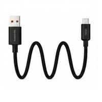 Cable Xiaomi 6A USB-A a Tipo C nylon trenzado 120W - Negro para Redmi  Poco F8 Pro