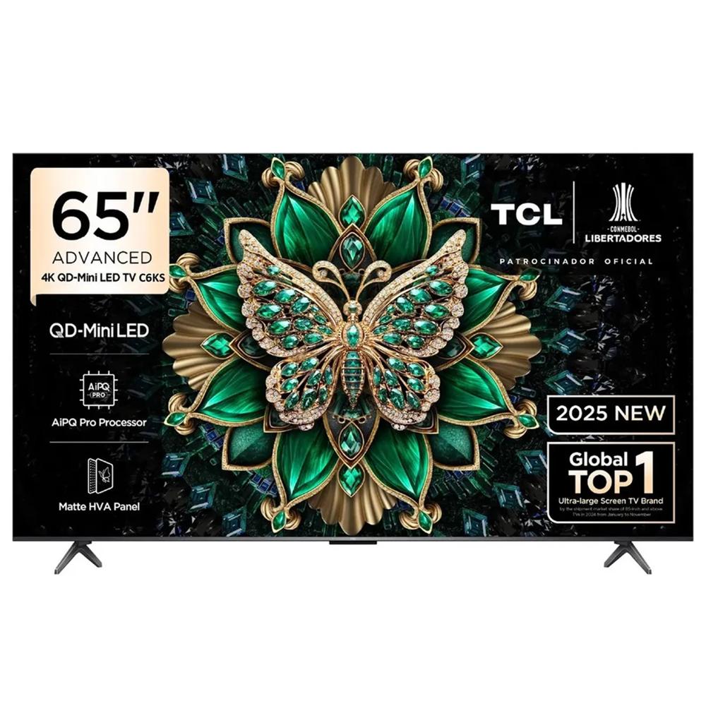 Televisor TCL 65 QD-Mini LED 4K 65C6KS Google Tv