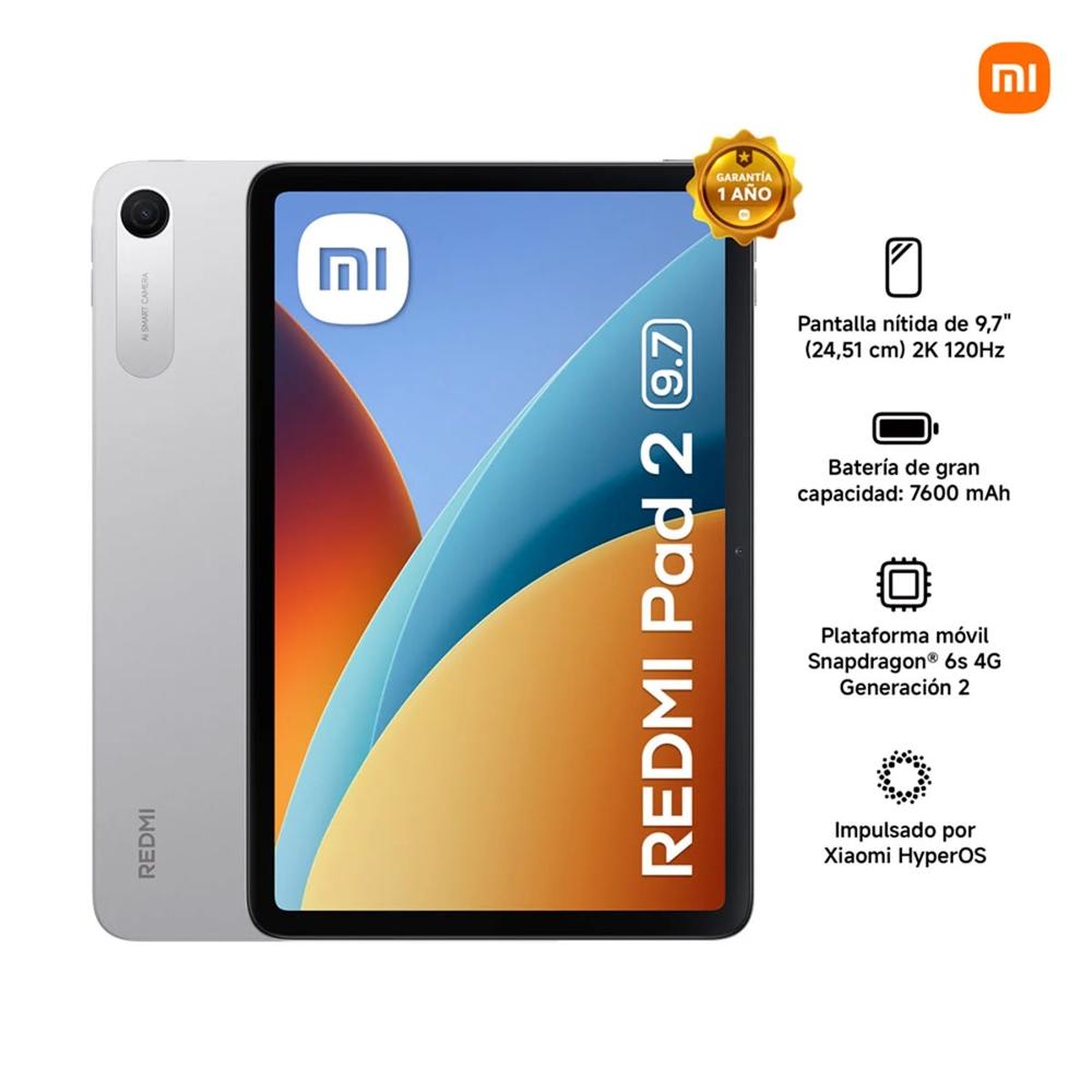 Tablet Xiaomi Redmi Pad 2 4gb 128gb Plata 9.7