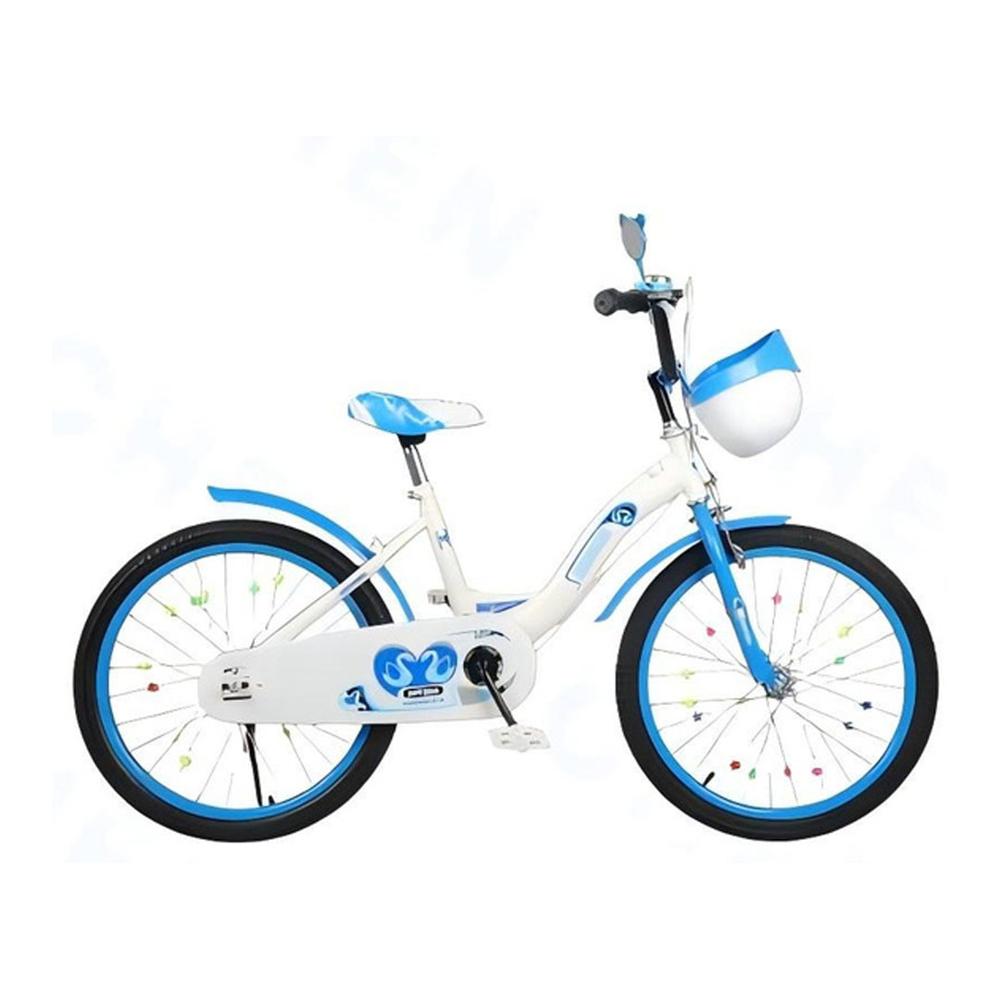 Bicicleta Para Niña Infantil Kids Aro 20 Celeste 8129
