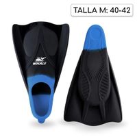 Aletas Cortas M de Buceo Azules y Negras Unisex