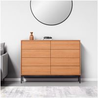 Cómoda Industrial Vanesso Ventitas Home Roble Buralo
