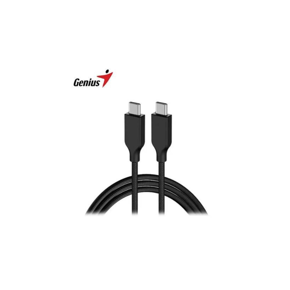 CABLE USB-C GENIUS ACC-C2CC-3A USB-C A USB-C 100CM FAST CHARGE TRENZADO