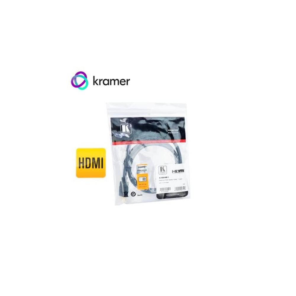 CABLE HDMI KRAMER C-HM HM-3 ALTA VELOCIDAD 4K 0.9M - 3FT