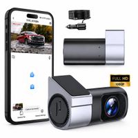 Cámara DashCam WiFi U101 Full HD para Auto con App Sensor G Grabación en Bucle