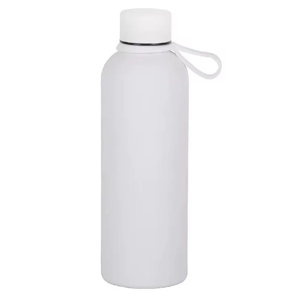 Tomatodo Térmico de Acero Inoxidable 500 ml Soft Touch Antideslizante Blanco