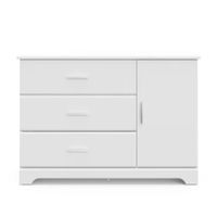 Cómoda Moderna Milenna 4 Compartimientos Ventitas Home Blanco