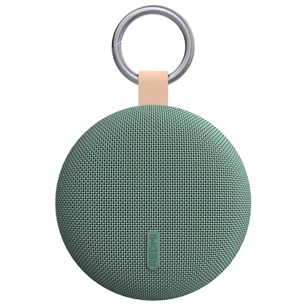 Parlante Bluetooth Portátil Xiaomi Redmi Speaker 4W TWS Batería 1000mAh Mosquetón Verde