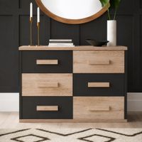 Cómoda minimalista liberté ventitas perú Duna y negro