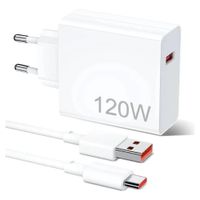 XIAOMI CARGADOR DE PARED HYPERCHARGE MDY-14-EE 120W -CABLE TYPE-A