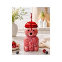 Tomatodo Oso Rojo de Vidrio Borosilicato con Sorbete – 650 ml