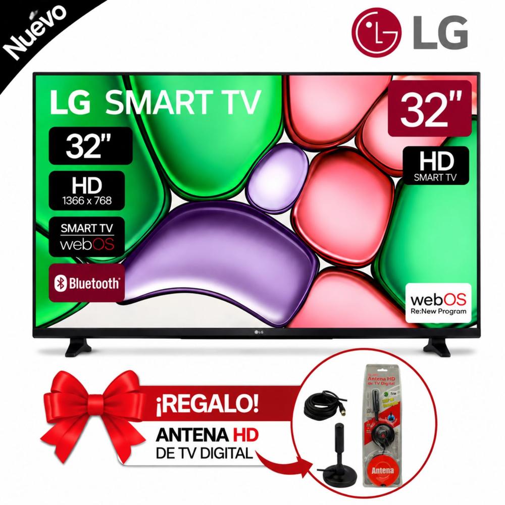Televisor LG Smart TV 32 LED HD 32LB650BPSA MAS ANTENA DIGITAL
