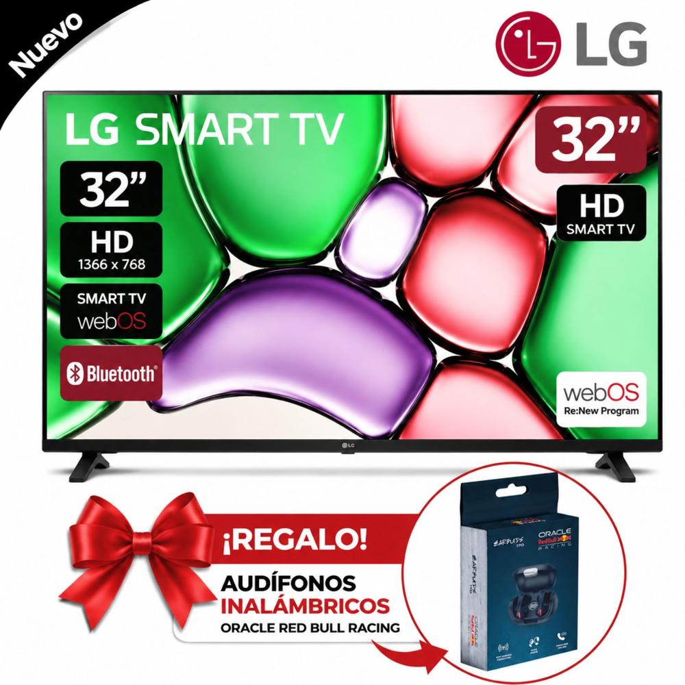 Televisor LG Smart TV 32 LED HD 32LB650BPSA MAS REGALO AUDIFONO