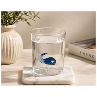 Vaso Ballena 3D de Vidrio Borosilicato 350 ml
