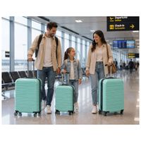 Set de 3 Maletas Rígidas con Ruedas 360°