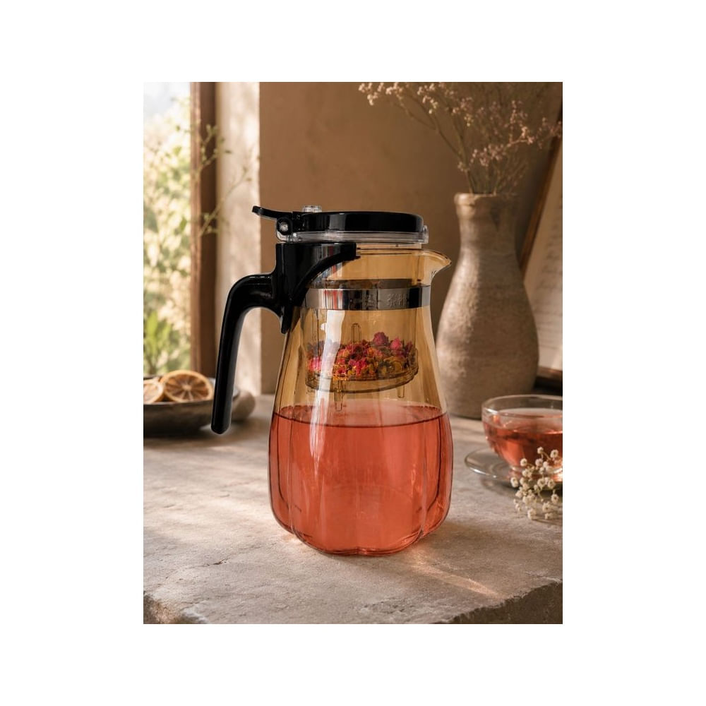 Jarra Infusora de Vidrio Borosilicato 900 ML