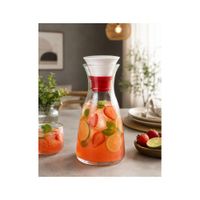 JARRA DE VIDRIO CON TAPA HERMETICA DE CERAMICA 900ML