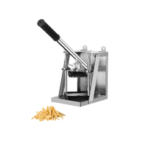 Cortadora Manual Papas Fritas 10mm y 14mm Pared