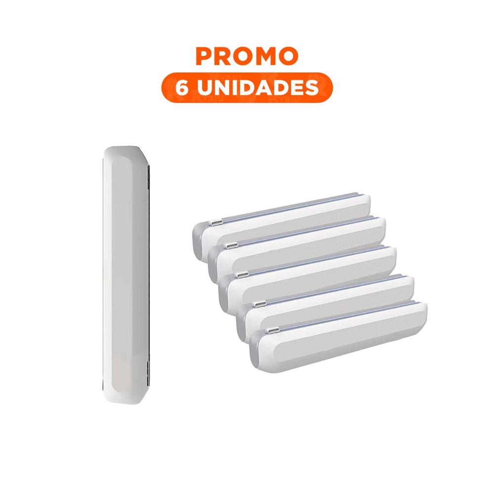 Pack6 Articulo Dispensador para Film y Papel Aluminio Manejo Comodo