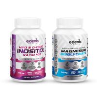 Pack Myo y D-Chiro Inositol Bisglicinato de Magnesio Edenis Health 120 Cápsulas