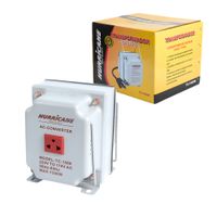 Transformador de Voltaje 1500W 220V a 110V AC Tomacorriente Universal HURRICANE TC-1500