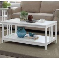 Mesa De Centro Industrial Moa Ventitas Home Blanco