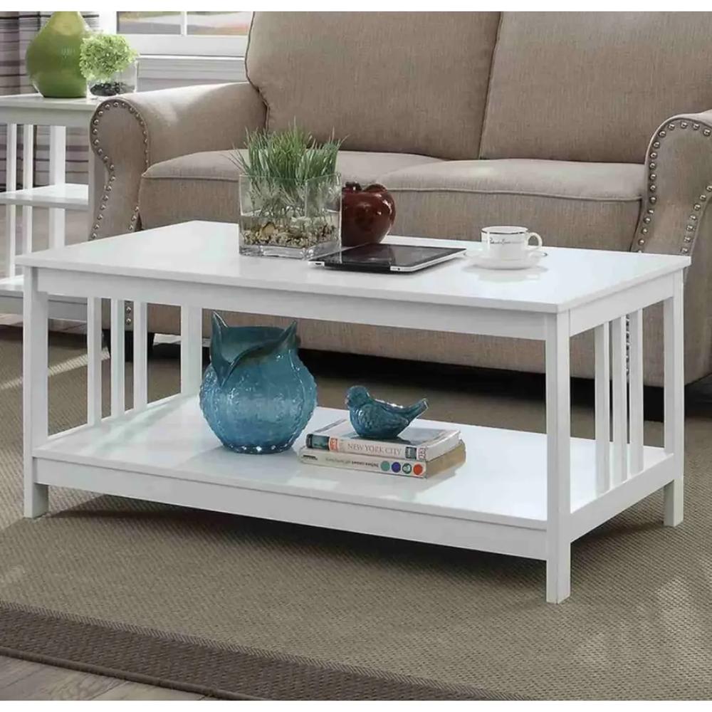 Mesa De Centro Industrial Moa Ventitas Home Blanco