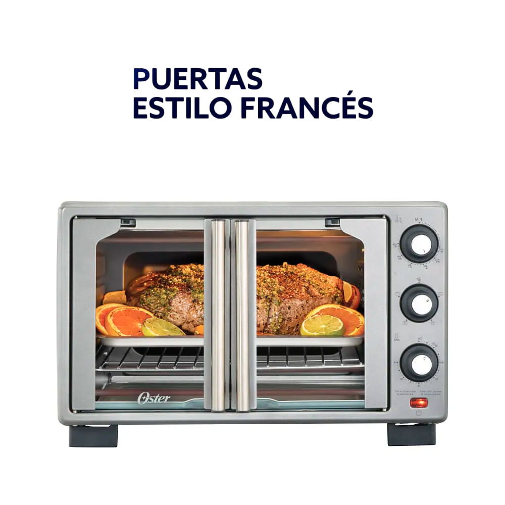 Horno de 25L con Freidora de Aire Oster TSSTTV25FDMAFNS-053 Puerta Francesa