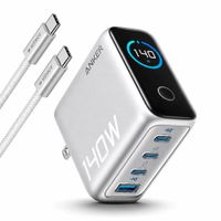 Cargador Anker 140W 4 Puertos PD 3.1 con Cable USB-C