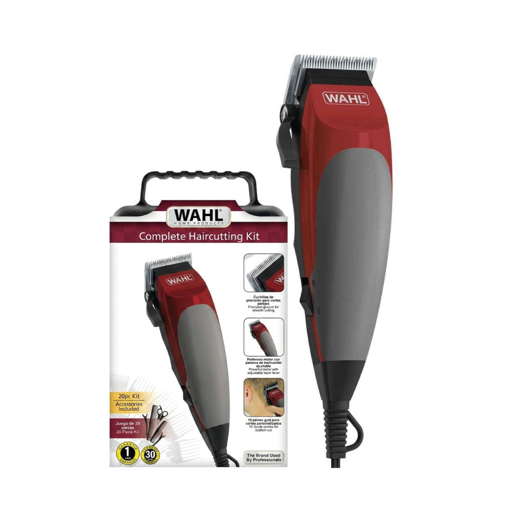 Kit Cortadora de Cabello Wahl 79235-388 20PZAS Guinda
