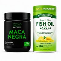 Pack Maca Negra y Fish Oil 2400mg