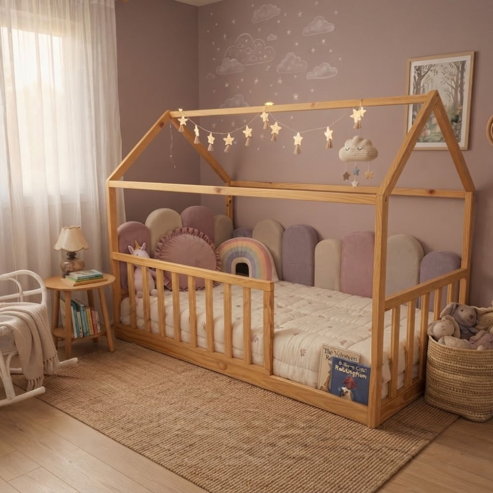 Cama Montessori Evolutiva Ponyville Arcoíris Movenda