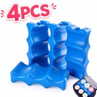 Pack 4 Bloques Refrigerantes para  Acumuladores de Frío para Cooler Bag y Banco de Leche