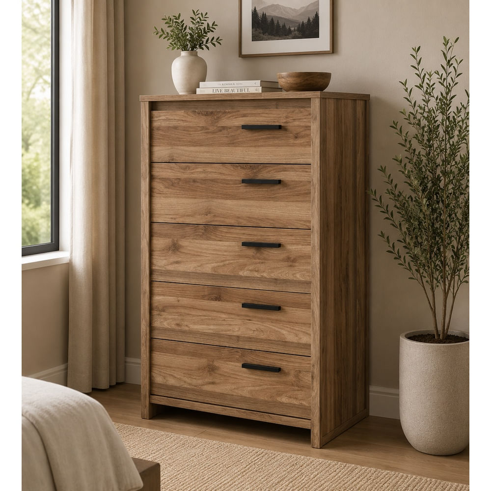 Cómoda Moderna Yvie 5 Compartimientos Ventitas Home Gales
