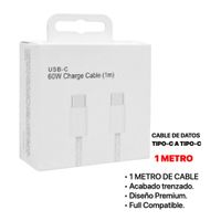 CABLE DE DATOS - TIPO C a TIPO C