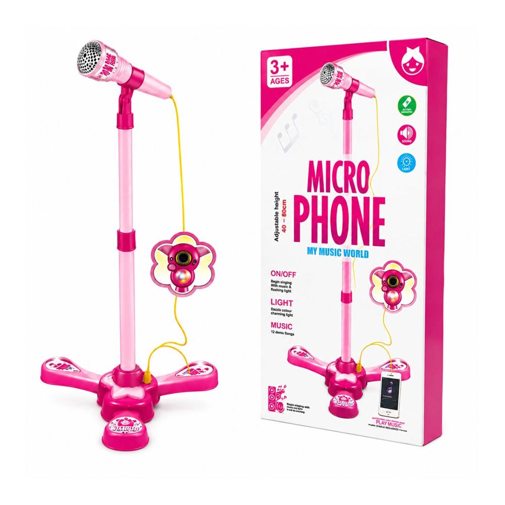 Micrófono Con Soporte Ajustable My Music World