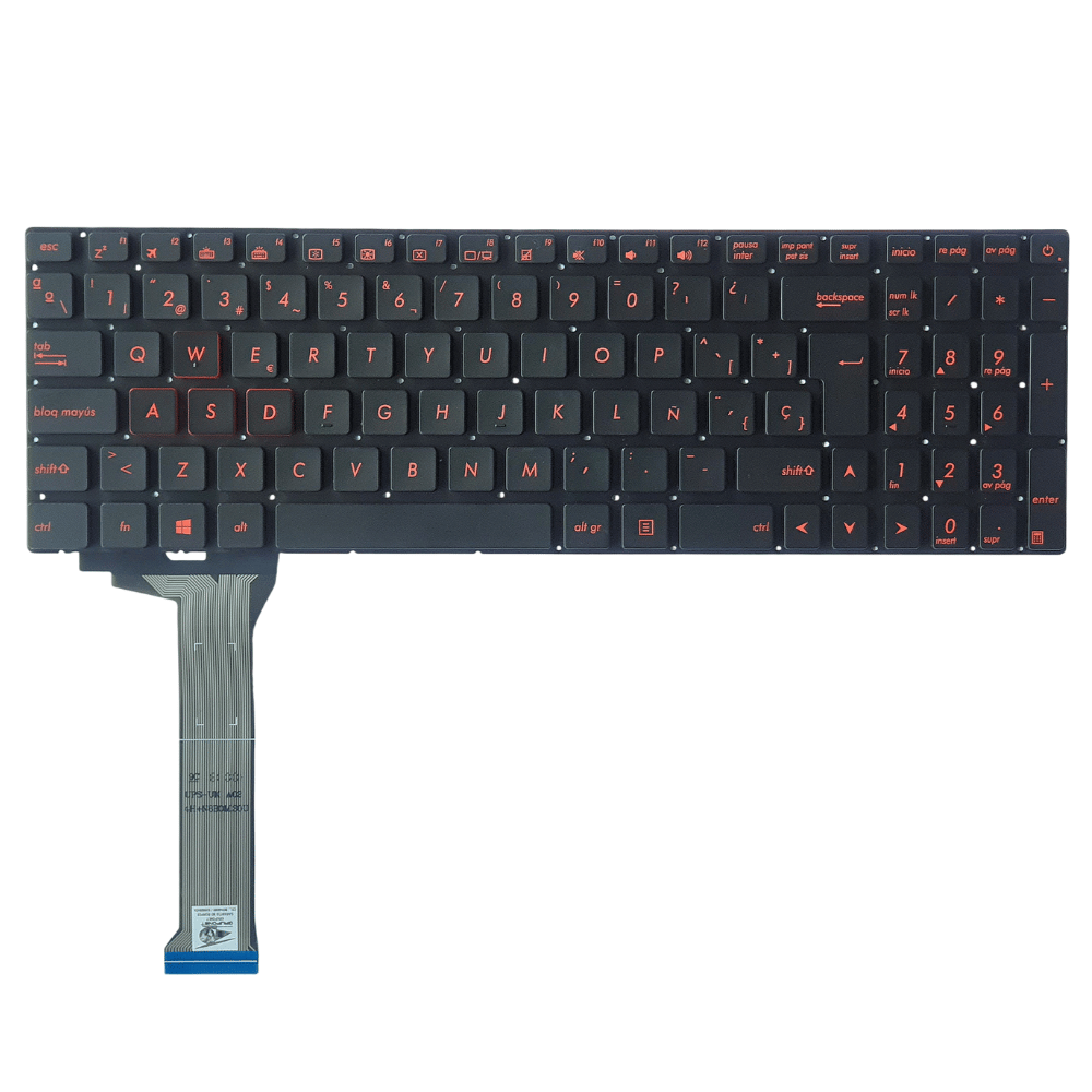 Teclado Asus ORIGINAL ROG GL552 GL552J GL552JX Español