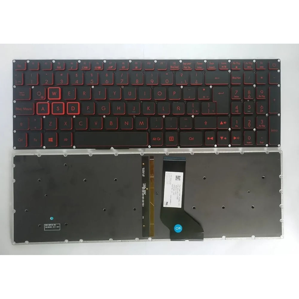 Teclado Acer Nitro 5 ORIGINAL AN515-51 AN515-52 AN515-53 AN515-31