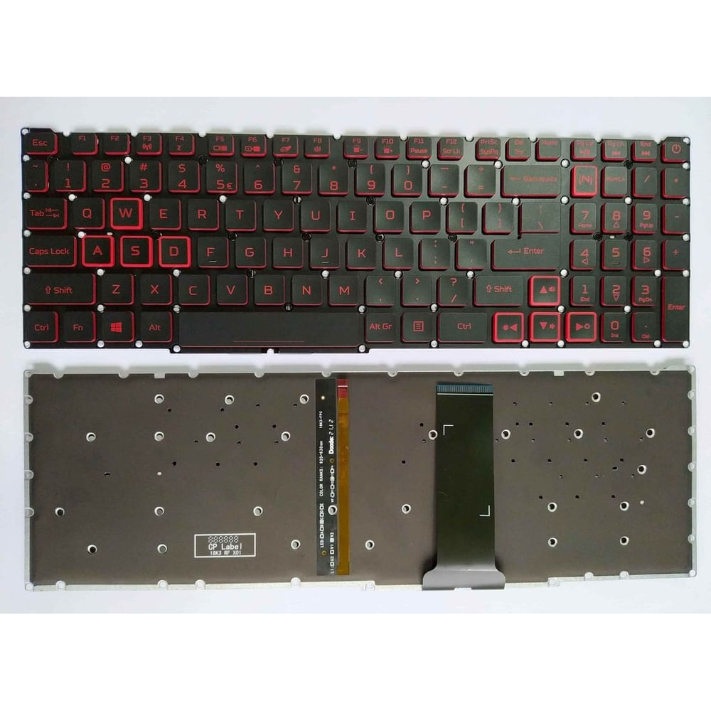 Teclado para Acer Nitro 5  AN517-51 AN515-55-51M9 AN515-55-521N