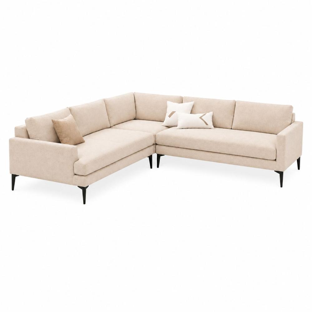 Seccional Velisse Beige Oscuro