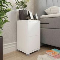 Mesa de Noche Benja Blanco R&R Muebles