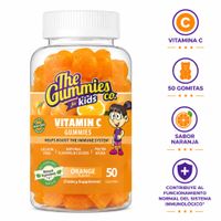 The Gummies Co.Para Niños Gomitas de Vitamina C 50 Gomitas Naranja