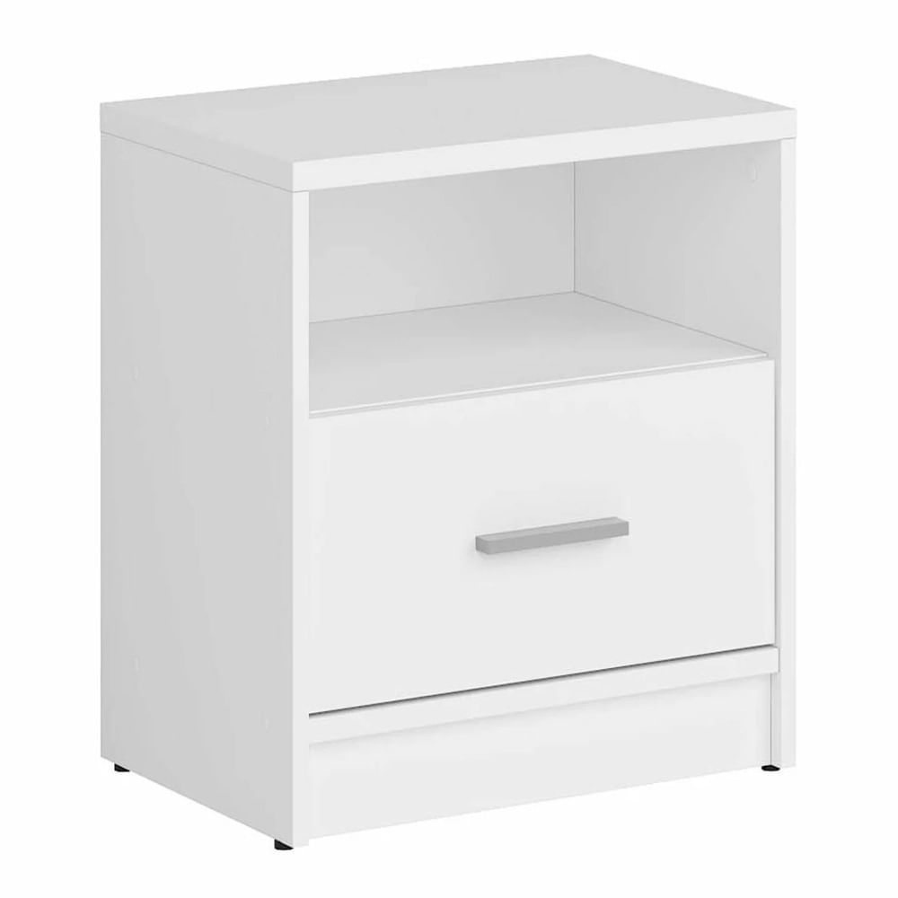 Mesa de Noche Norman Blanco R&R Muebles